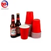 16oz red disposable beer party plastic cups