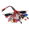 RC Lipo Battery Charger Octopus Convert Wire Cable to 4.0mm Banana Plug for T plug XT60 JST EC3