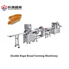 Multi functional bread bakery machine of mutil ropes/Double Rope bread production line for double rope bread/hamburger