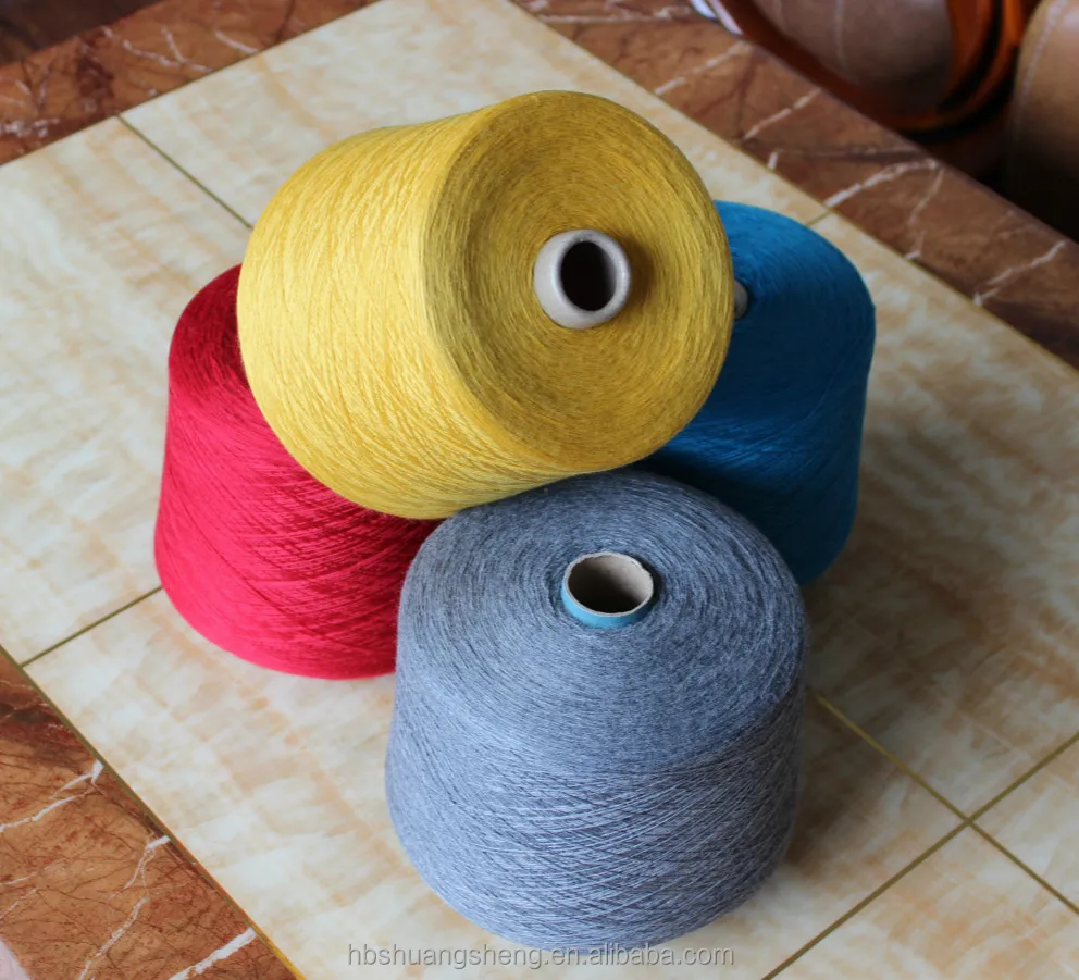 ne 28/2 anti-pilling 50% acrylic 50% wool blended yarn dyed yarn