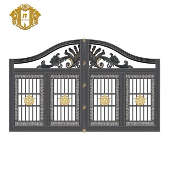 Curved Sliding Gate Welded House Main Gate Accordion Folding Designs ...