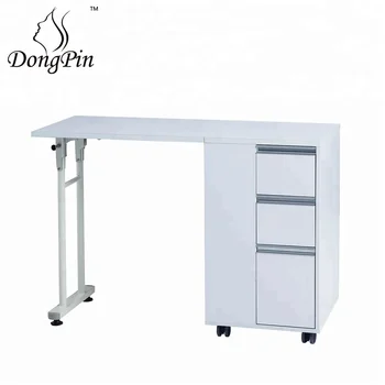 Folding Nail Salon White Manicure Table View Folding Nail Salon White Manicure Table