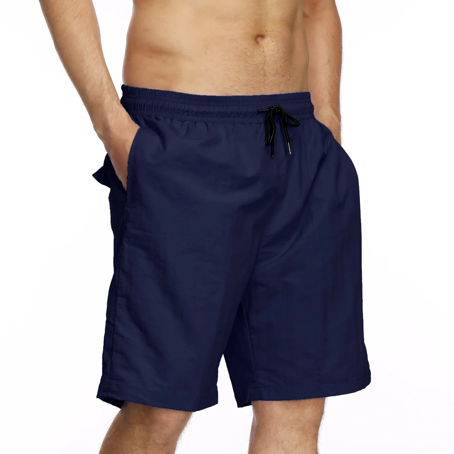 Loose Nylon Five Length Sweat Wicking Sandbeach Sport Gym Shorts Men
