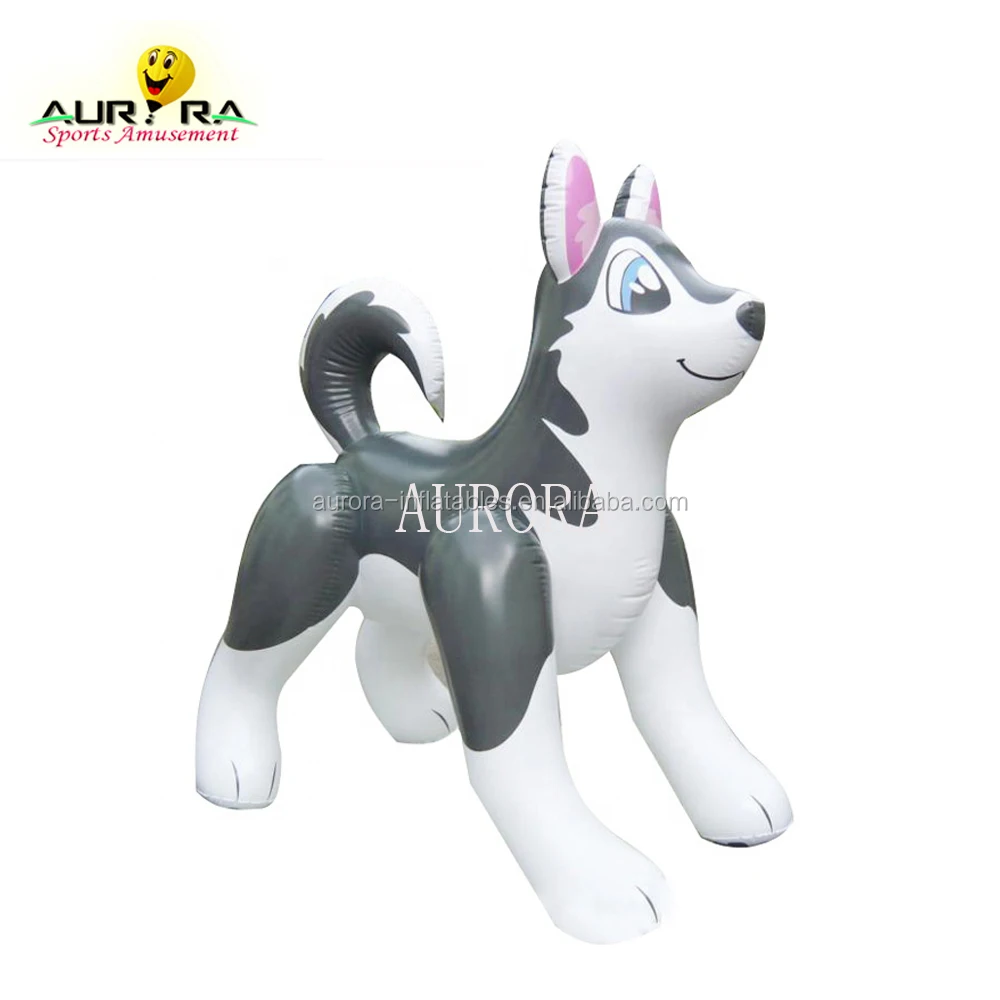 Customized Pvc Inflatable Husky Dog Large Inflatable Dog For Outdoor