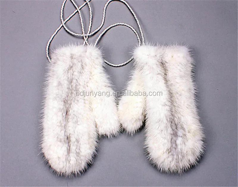 fur massage gloves