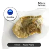 Fantastic Wholesale 6-7mm Vacuum-packed Royal Blue Cultured Round Sea Akoya Oyster With Pearl