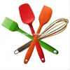 4 pcs Nonstick Silicone Spatula Setbrush,Spoonula,spatula,egg whisk,Kitchen Rubber Spatulas with Stainless Steel Core