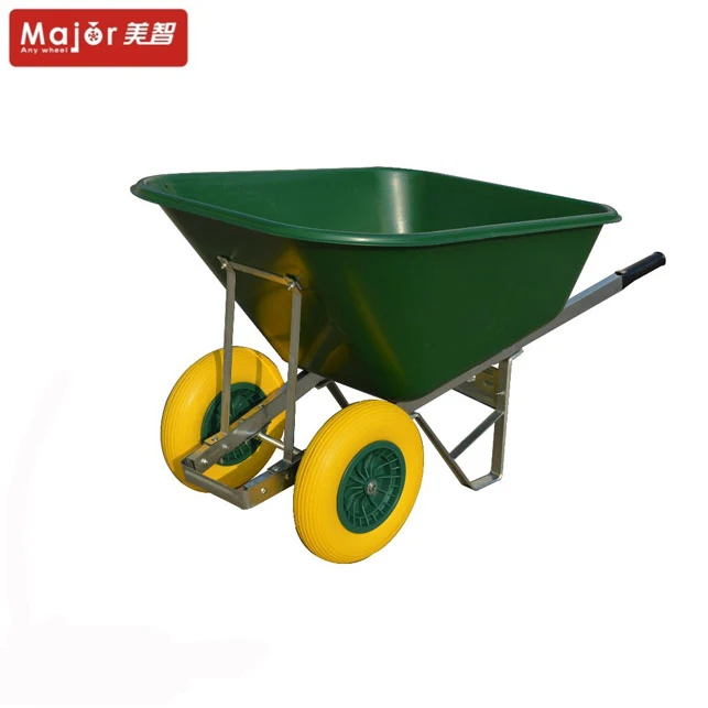 Preorder 120/130 Litre Green Wheelbarrow With Twin Puncture Proof