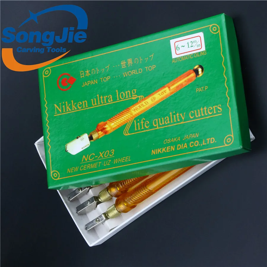 
NIKKEN NC-X03 steel hand oil feed Diamond Glass cutter with high quality 