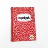 50 Sheets Soft Cover Single Spiral Boud Exercise Note Book Wholesale Marble Notebooks College Ruled