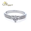 Factory price Party Ring Brilliant cutting Big stone Prong setting