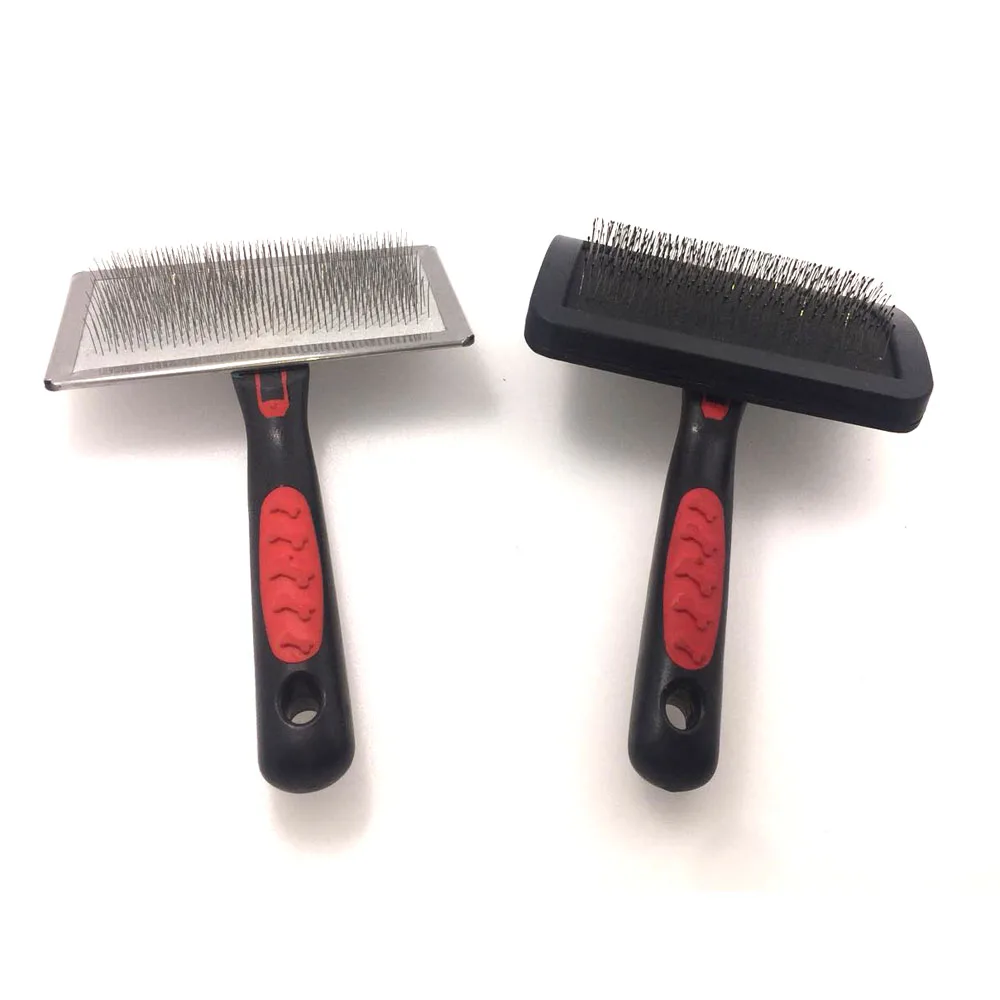 Pet Curved Firm Neat Self Cleaning Slicker Brush Small For Dogs Buy