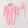 Wholesale Baby Rompers Cotton Newborn Baby Clothes Single Breasted Full Sleeve Baby Clothing Overalls for New Born