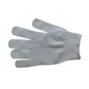 white cotton seamless knitted glove work