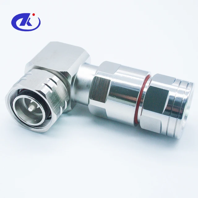4.3/10 Male Right Angle Connector for 1/2"Feeder cable(screw type)