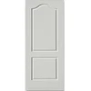 Two Panel White Lacquer Commercial HDF Moulded door Interior Wooden door