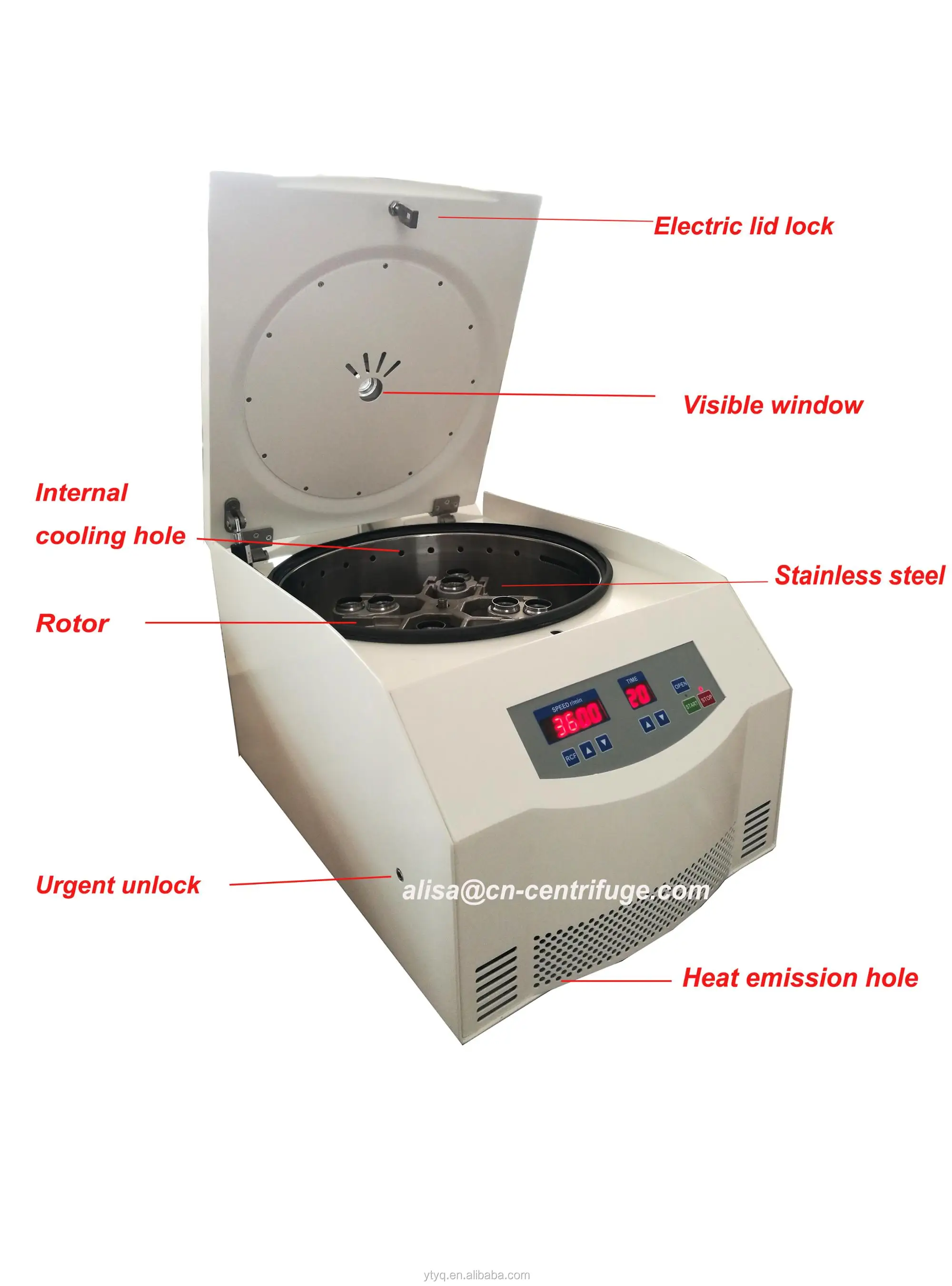 5000rpm Desktop Table Top Low Speed Medical Laboratory Centrifuge