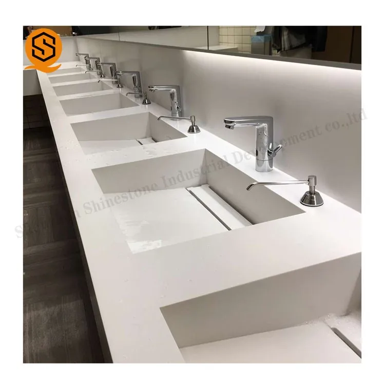 Factory Supply Shopping Mall Public Toilet Hand Wash Sink Combination