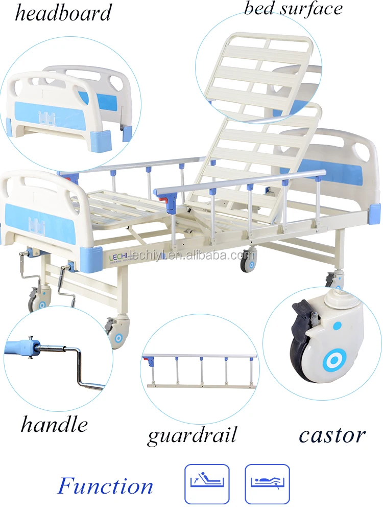 Hospital Furniture 2 Function Manual Hospital Bed Parts Price Buy