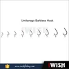Spain Fishing Techniques Tackle Freshwater Umitanago Barbless Fish Hooks
