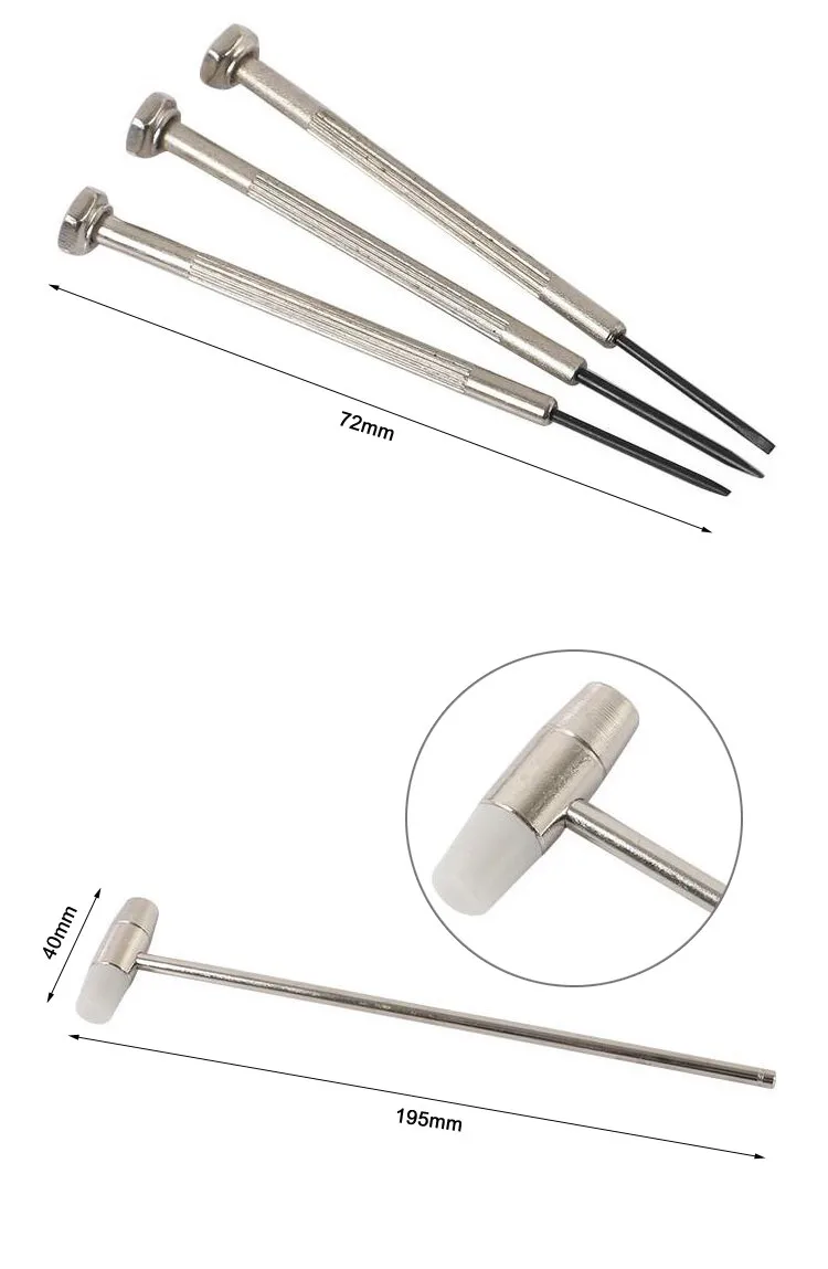 16 in 1 Watch Clock Opener Tool Repair Tool Kit Band Pin Strap Link Remover