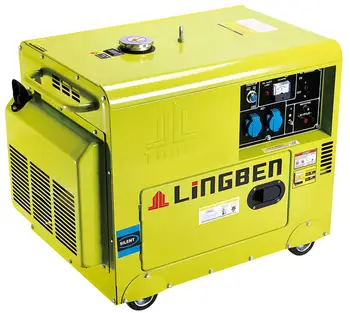 generator 6000w diesel silent type use 220v 3kw super larger single