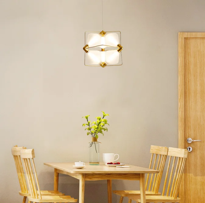 hot sale contemporary white metal glass home hotel chandeliers pendant light