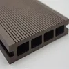 Extruded wood plastic composite decks/decking with variety colors, white, black, cedar grey, walnut red