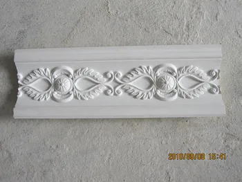 Pattern Carved Gypsum Ceiling Molding Hold The Led Lamps For Beauty Buy Plaster Cornices Gypsum Cornices Gypsum Mouldings Plaster