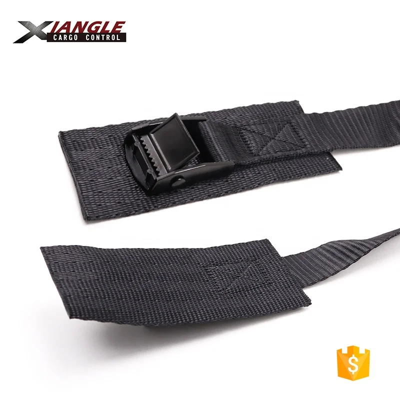 1 Inch High Quality Polyester Kayak Padded Cam Buckle Tie Down Straps