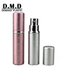 5ml empty refillable pink travel perfume atomizer