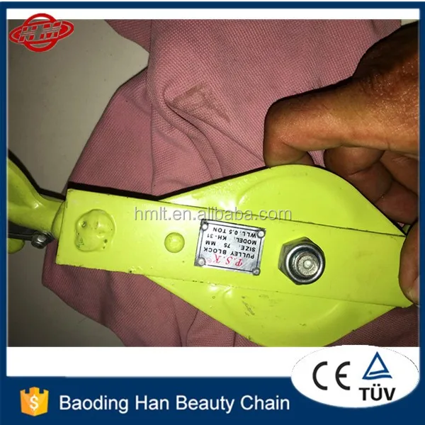 Open Type Pulley Block Single Sheave With Hook Buy Open Type Pulley