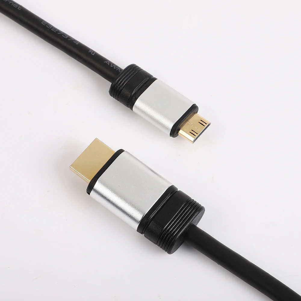Audio Video Cable Computer To TV HD Cable Conductor Copper (19+1) Transfer speed 10.2Gbps Flat Jack Male - ANKUX.COM