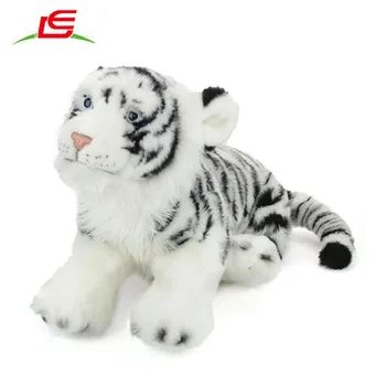large white tiger stuffed animal