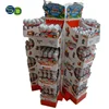Kinder Surprise Easter Egg Toy Display Rack 4Sides Cardboard Floor Pallet Display Stand