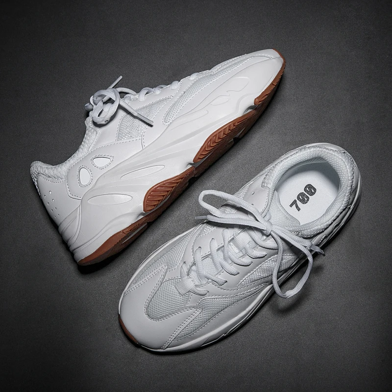 No Logo high quality men Fashion Low sneakers kanye west Yeezys 700V2 Runner wave Mauve casual shoes walking shoes size 36-46