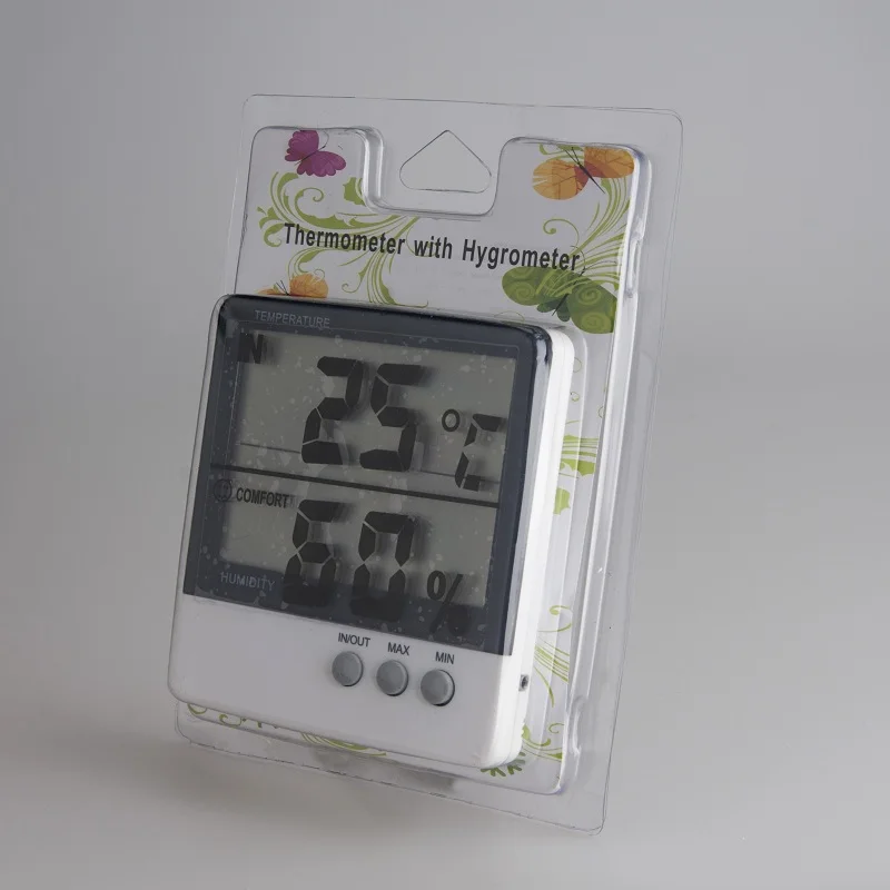 Greenhouse Hygrometer Temperature Lcd Indoor Outdoor Digital Garden