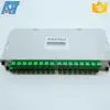 sc lc fc/apc upc apc gpon fiber optic steel tube/ abs box type plc splitter