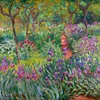 Claude Monet The Iris Garden at Giverny scenery framed art canvas painting masterpiece reproduction