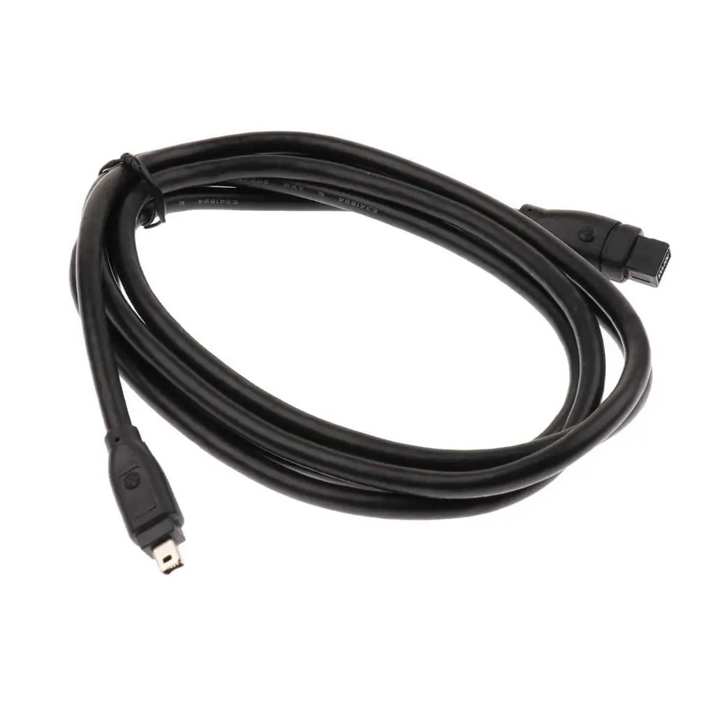 Durpower 3FT Firewire iLink 6-4 Pin DV Video Cable Cord Lead For JVC GR-D244U MiniDV Camcorder