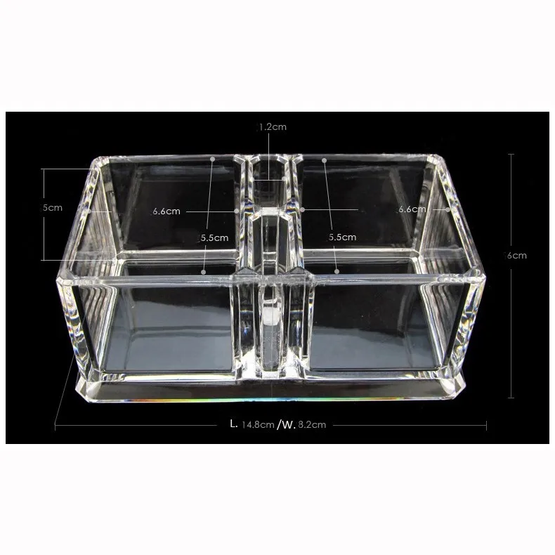 High Quality Acrylic Tea Coffee Sugar Bag Holder Organizer Clear Small