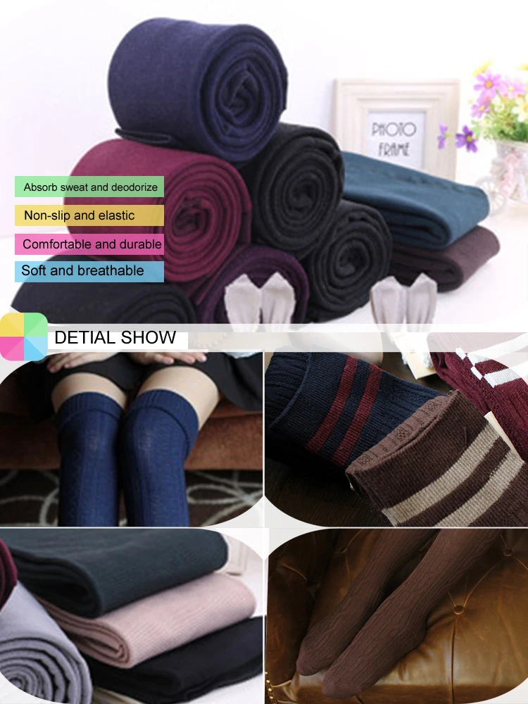 Sx412 Cheap Knee High Socks Young Woman Cute Teen Girl Cartoon Tube