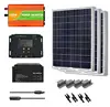 JNGE 500W solar panel with mono poly silicon material amorphous inverter solar power system