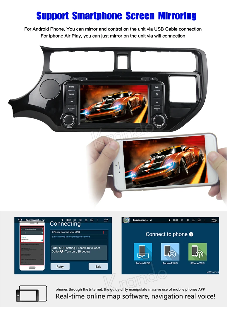 for kia rio navigation