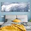 Black And White Wings Pop Art Wall Picture Home Decoration Feather Wall Art Painting