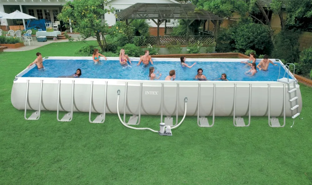 big plastic swimming pool