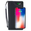 OEM smart travel LED screen Type C QC 3.0 fast wireless charger power bank 4000Mah wallet