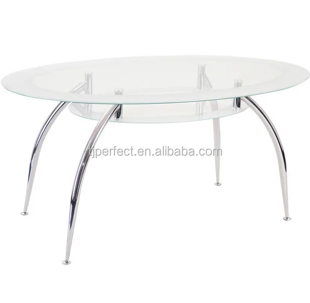 Oval Glass Dining Table modern oval glass,chrome leg,cheap dining table - buy dining table Oval Glass Dining Table modern oval glass,chrome leg,cheap dining table - buy dining table