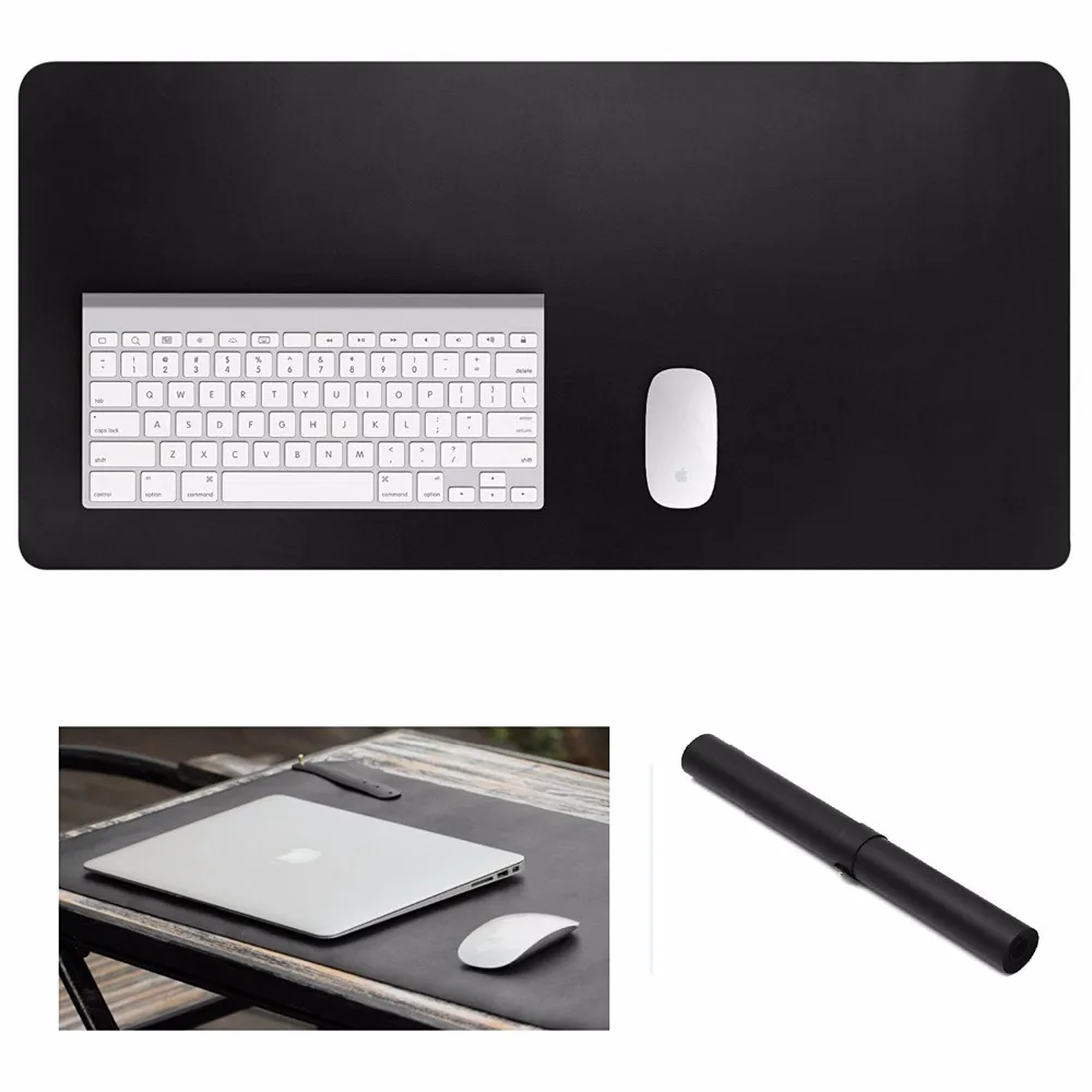 Extended Leather Mouse Pad Office Writing Desk Pad Computer