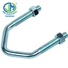 Customized Carbon steel zinc plated U bolt pipe clamp